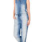 Chambray Sleeveless Jumpsuit