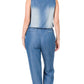 Chambray Sleeveless Jumpsuit
