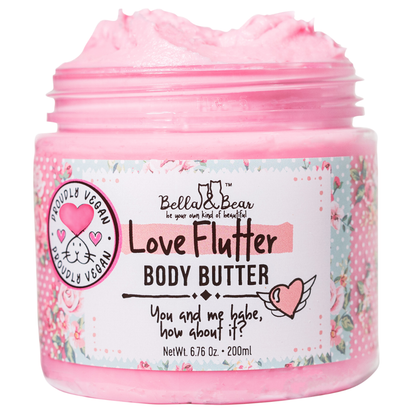Love Flutter Gift Set | Body Scrub | Body Butter | Women