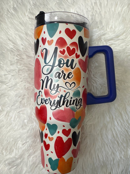 Celebrate Love Theme 40oz Insulated Cup - Southern Sassy Boutique