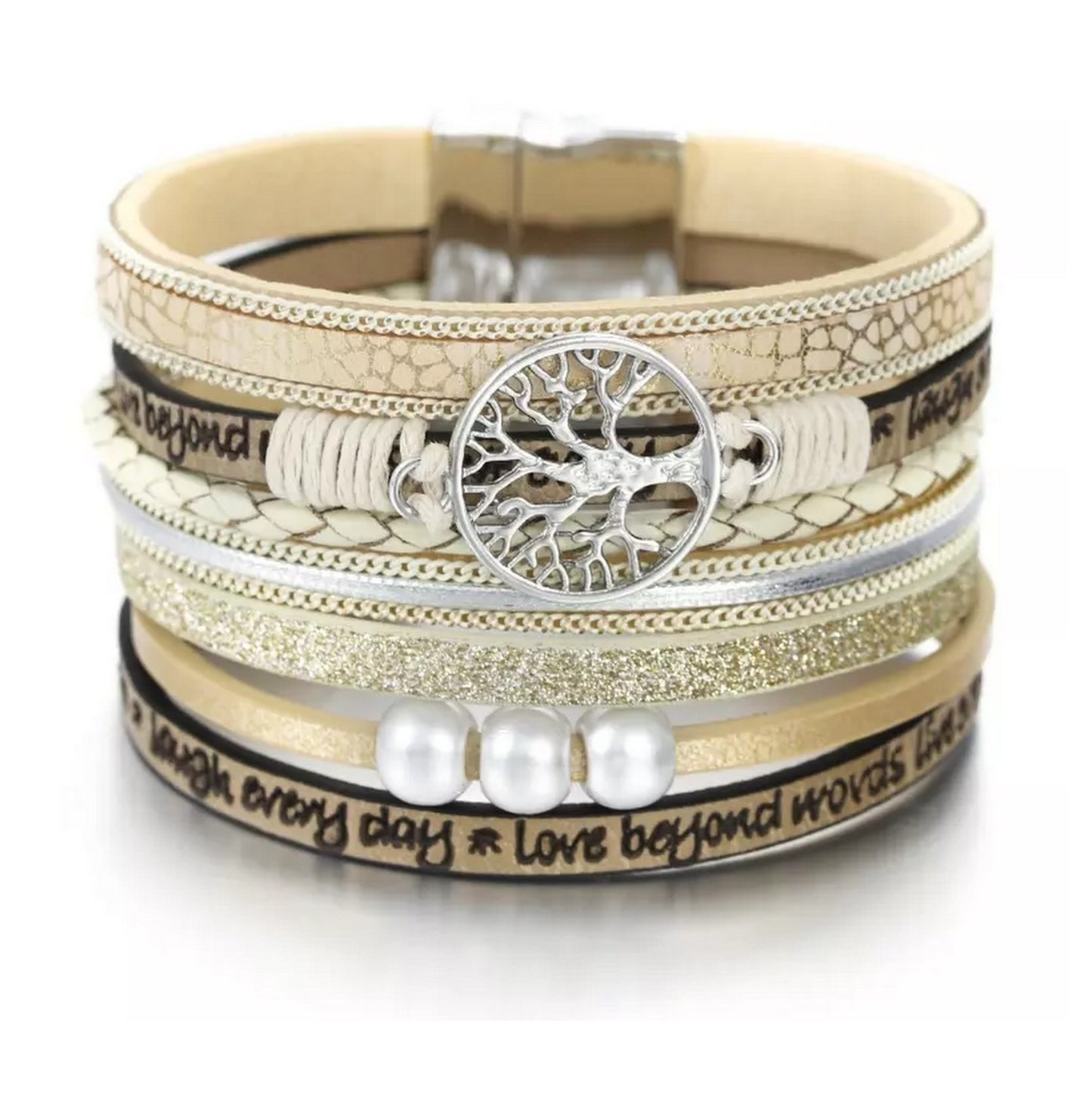 Tree Of Life Multi Strand Bracelet