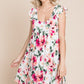Floral Print Scoop Neck Dress