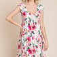 Floral Print Scoop Neck Dress