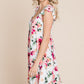 Floral Print Scoop Neck Dress