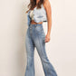High Rise Seam Details Flare