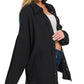 Double Gauze Oversized Raw Edge Shirt