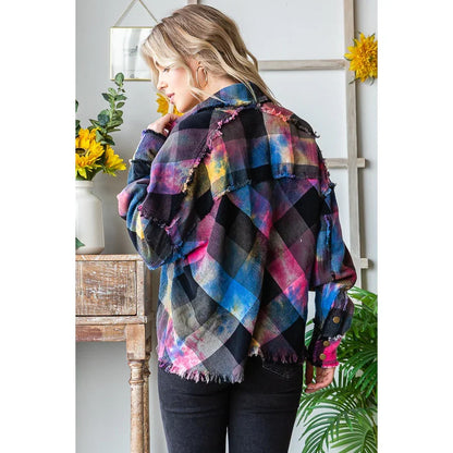 Multicolor Dyed Buffalo Check Flannel - Southern Sassy Boutique