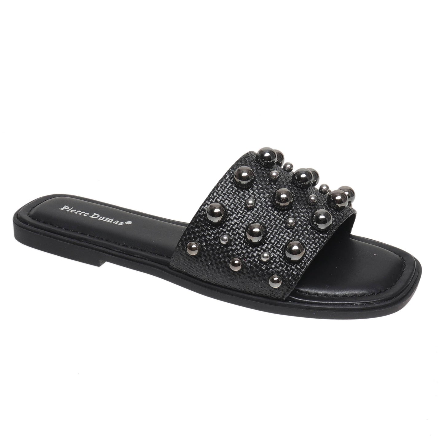 Empress Pierre Dumas Sandals with Metal Detail