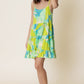 Babydoll Tropical Print Mini Dress