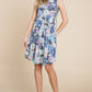 Floral Printed Sleeveless Babydoll Dress