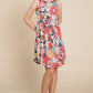 Floral Printed Sleeveless Babydoll Dress