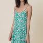Open Back Floral Print Mini Dress