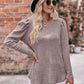 Soft Ribbed Knit Puff Sleeve Top