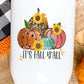 Its Fall Yall Pumpkins Sunflowers Wine Tumbler