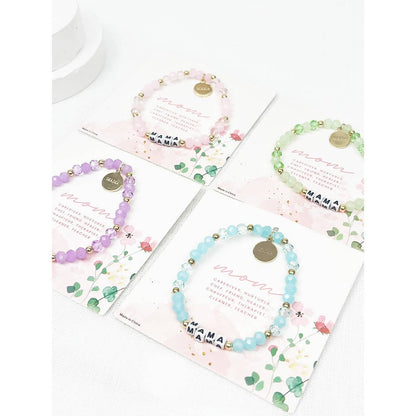 Soft Tone Beads MAMA Inpirational Bracelet
