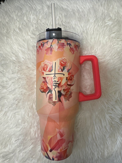 Celebrate Love Theme 40oz Insulated Cup - Southern Sassy Boutique