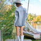 High Luxury Embellished Sparkle Stone Stripe Jacket