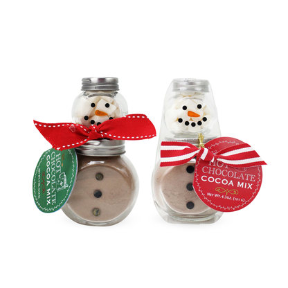 Holiday Snowman Cocoa Jar