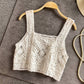 Crochet Knit Tank Top