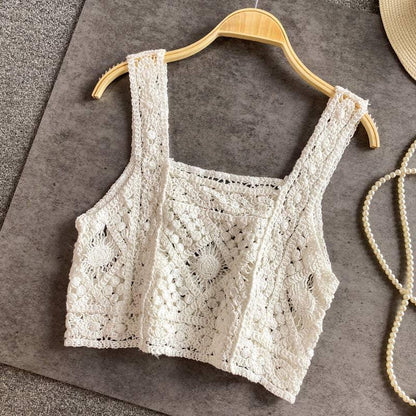 Crochet Knit Tank Top - Southern Sassy Boutique