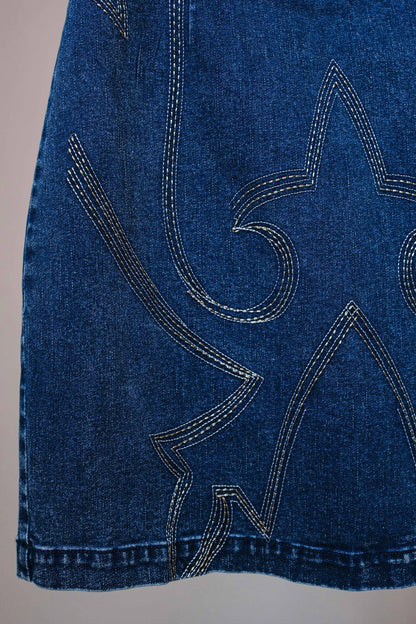 Sweetheart Denim Minidress - Southern Sassy Boutique