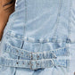 Strapless Denim Mini Dress