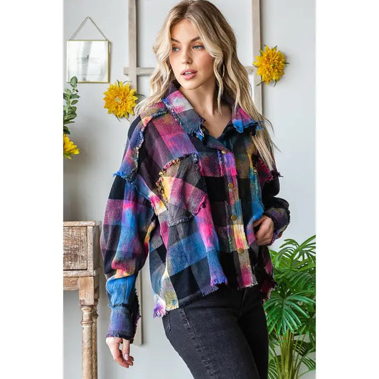 Multicolor Dyed Buffalo Check Flannel