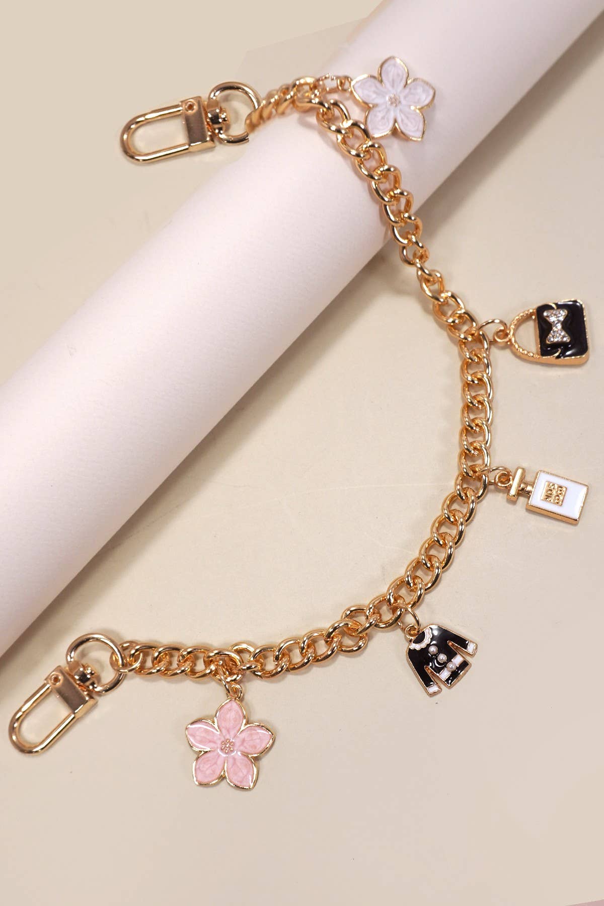 BAG CHARM-CHAIN TOP BAG FLOWER PERFUME
