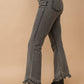 Destressed Bottom Edge w/ Rhinestone Jeans