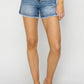 High Rise Seam Detailed Shorts