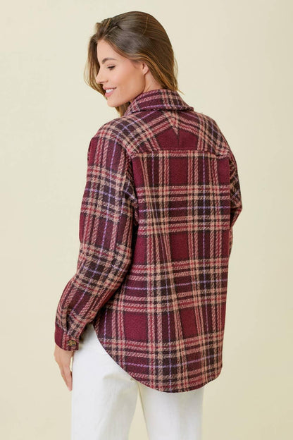 Plaid Shacket - Southern Sassy Boutique