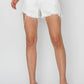 High Rise Tummy Control Button Down Shorts