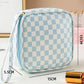 Checker Cosmetic Makeup Travel Pouch