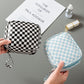 Checker Cosmetic Makeup Travel Pouch