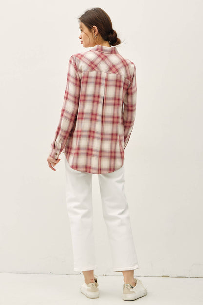 ROBERTSON PLAID LONGSLEEVE BUTTON UP SHIRT