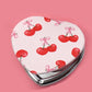 HandHeld Compact Cherries and Bows Travel Mirror