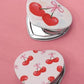 HandHeld Compact Cherries and Bows Travel Mirror