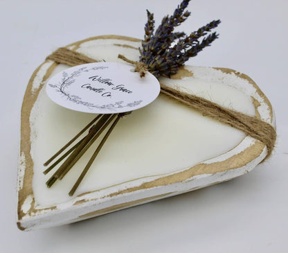 Small Heart Dough Candle - Southern Sassy Boutique
