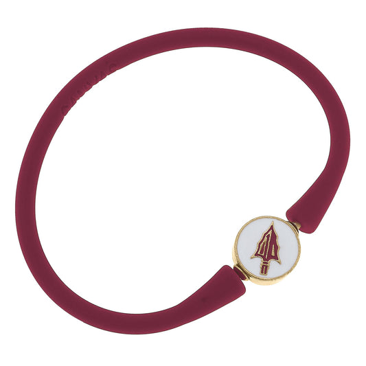 Florida State Seminoles Enamel Silicone Bali Bracelet