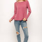 Cut-Out Long Sleeve Top