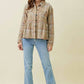 Peplum Plaid Shacket
