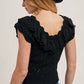 EYELET SWEATER KNIT TOP
