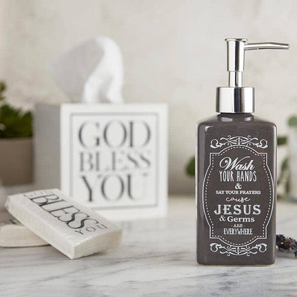 God Bless You Tissue Display - White - Southern Sassy Boutique