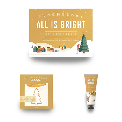 All is Bright 2 Pc Soothing Bath & Body Holiday Gift Set