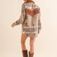 Jacquard Western Shirt Jacket