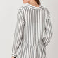 Stripe Peplum Shirt