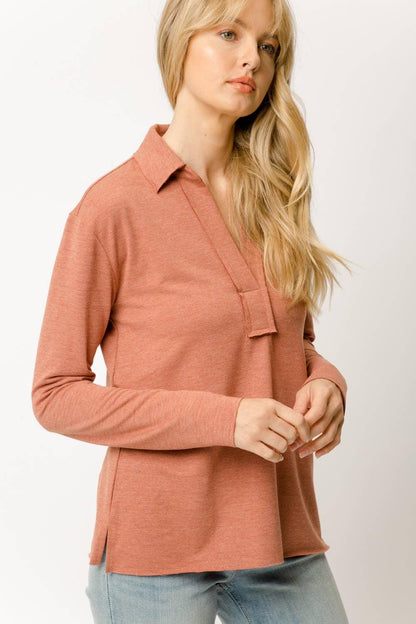 Collared Pullover - Southern Sassy Boutique