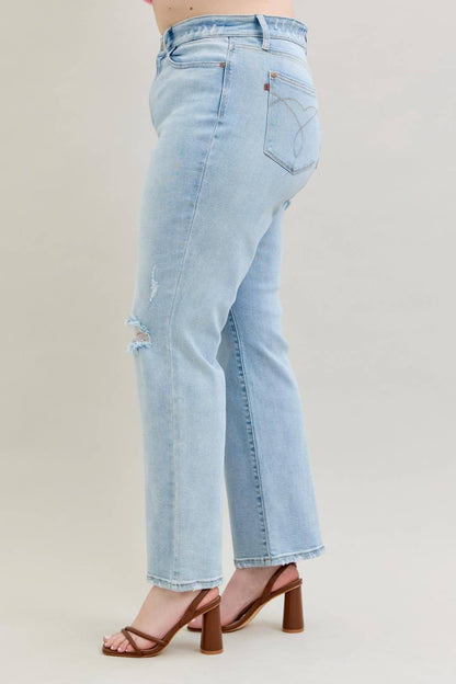 HW Destroy & Back Ripped 90's Straight