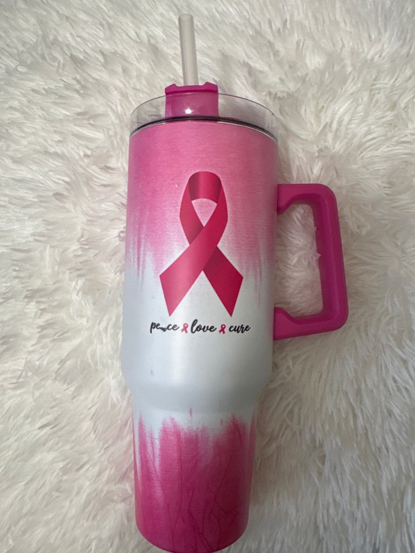 Insulated Cup 40 oz PINK Awareness