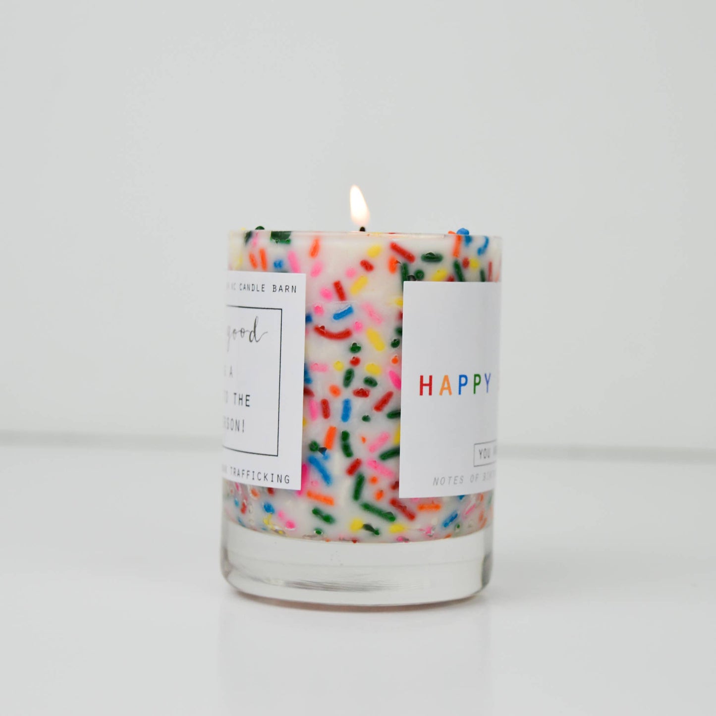 Mini Happy Birthday Candle and Shot Glass!